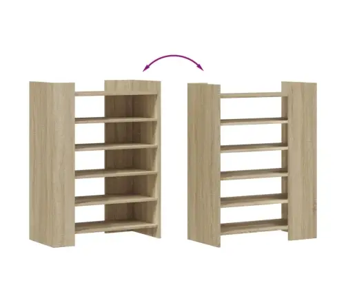 Apavu Skapītis Ozolkoka Krāsa 74,5X37,5X100Cm Inženierijas Koks Vidaxl