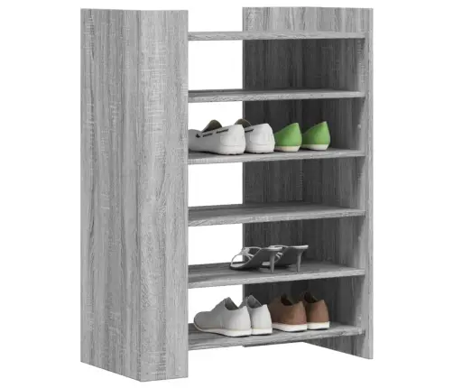 Apavu Skapītis Pelēka Ozola 74,5X37,5X100Cm Inženierijas Koks Vidaxl