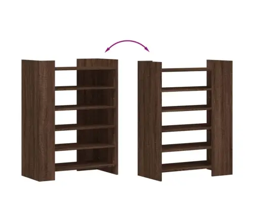 Jalatsikapp, Pruun Tamm, 74,5 X 37,5 X 100 cm Tehispuit