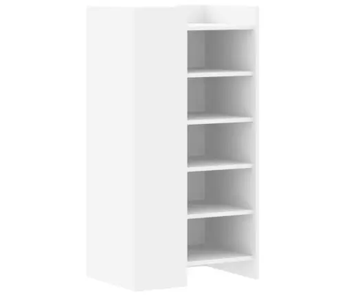 Spintelė Batams, Balta, 52X37,5X100cm Apdirbta Mediena