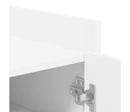 Spintelė Batams, Balta, 52X37,5X100cm Apdirbta Mediena