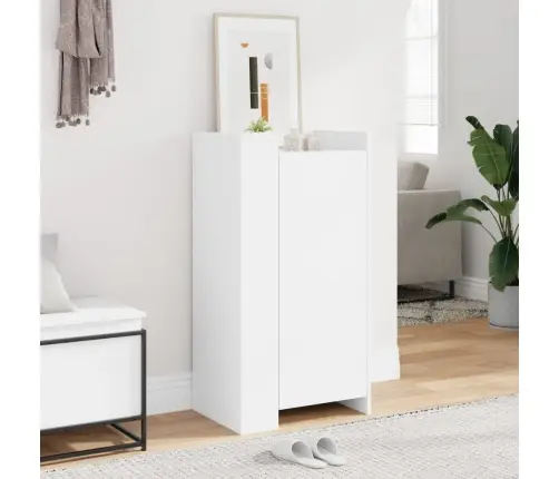 Spintelė Batams, Balta, 52X37,5X100cm Apdirbta Mediena