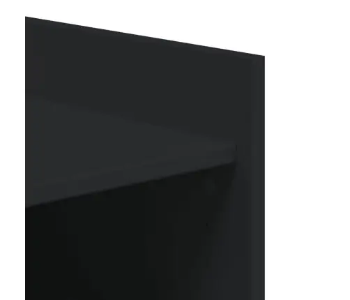 Jalatsikapp, Must, 52 X 37,5 X 100 cm Tehispuit