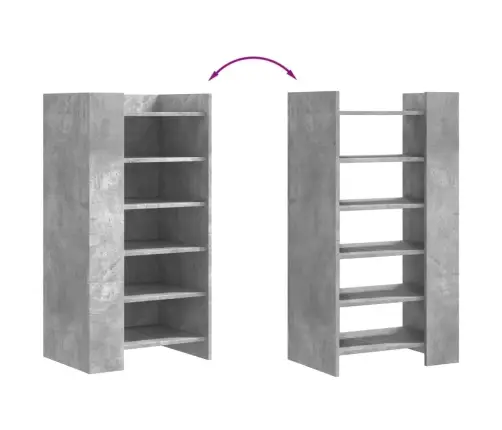 Jalatsikapp, Betoonhall, 52 X 37,5 X 100 cm Tehispuit