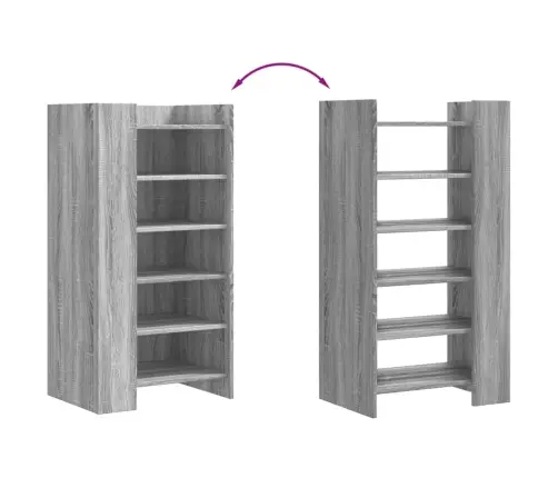 Jalatsikapp, Hall Sonoma Tamm, 52 X 37,5 X 100 cm Tehispuit