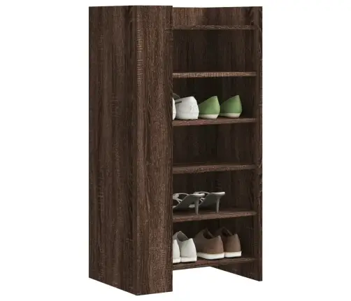 Apavu Plaukts, Ozolkoka Krāsa, 52X37,5X100Cm, Inženierijas Koks Vidaxl