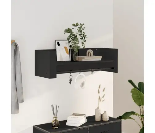 Seinariiul, Must, 100X35X30,5 cm Tehispuit