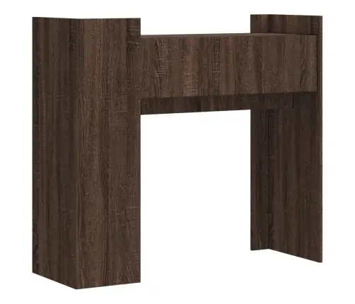 Konsolinis Staliukas, Rudas Ąžuolo, 100X35X90cm Mediena