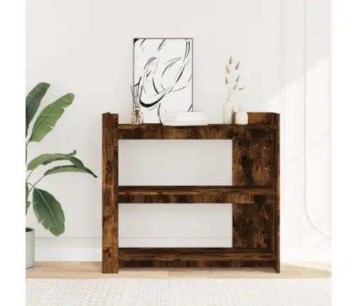 Konsoles Galdiņš, Kvēpināta Ozolkoka, 100X35X90 Cm, Koks Vidaxl