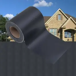 Dārza Privātuma Ekrāni 2 Pcs Tumši Pelēks 35 X 0,19 M Pvc Vidaxl