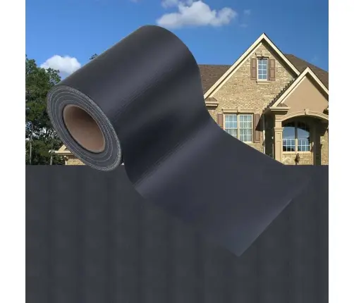 Dārza Privātuma Ekrāni 2 Gb Pvc 35X0,19 M Matēts Tumši Pelēks Vidaxl