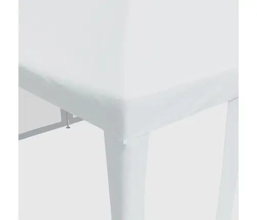Svinību Telts, Ar 10 Sieta Sienām, 6X4 M, Balta, Hdpe Vidaxl