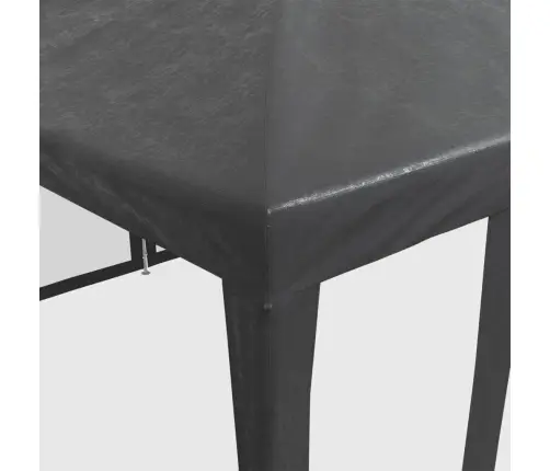 Svinību Telts, Ar 10 Sieta Sienām, 6X4 M, Antracītpelēka, Hdpe Vidaxl
