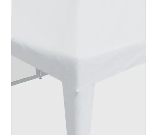 Svinību Telts, Ar 12 Sieta Sienām, 8X4 M, Balta, Hdpe Vidaxl