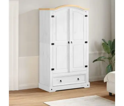 Skapis Corona, 102X52X186 Cm, Priedes Masīvkoks Vidaxl