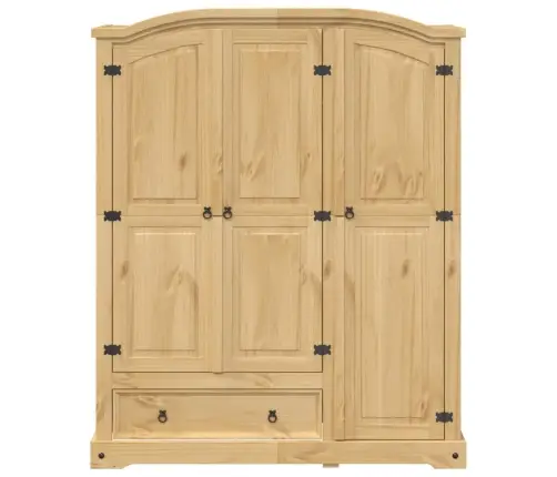 Skapis Corona, 151,5X52X186 Cm, Priedes Masīvkoks Vidaxl