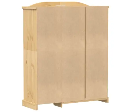 Skapis Corona, 151,5X52X186 Cm, Priedes Masīvkoks Vidaxl