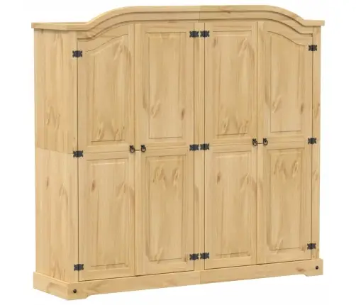 Skapis Corona, 194X52X186 Cm, Priedes Masīvkoks Vidaxl