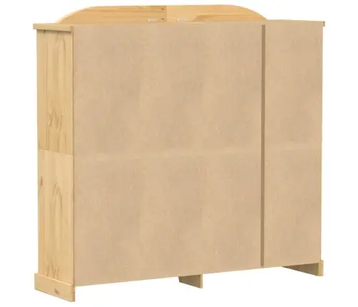 Skapis Corona, 194X52X186 Cm, Priedes Masīvkoks Vidaxl