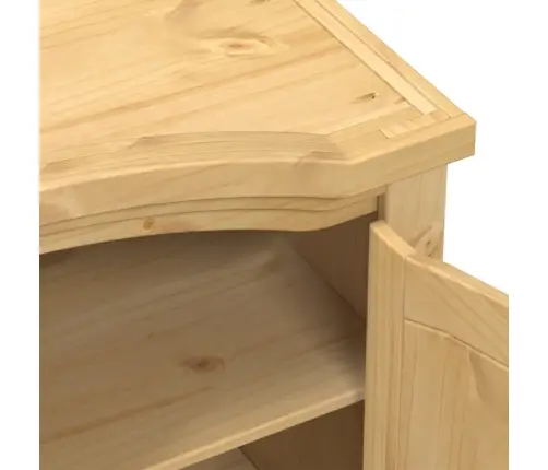 Skapis Corona, 194X52X186 Cm, Priedes Masīvkoks Vidaxl