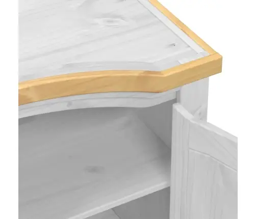 Riidekapp "Corona", Valge, 194X52X186 cm Männipuit