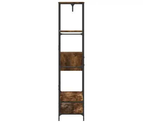 Drēbju Pakaramais Ar Plauktiem, Ozolkoka, Inženierijas Koks Vidaxl