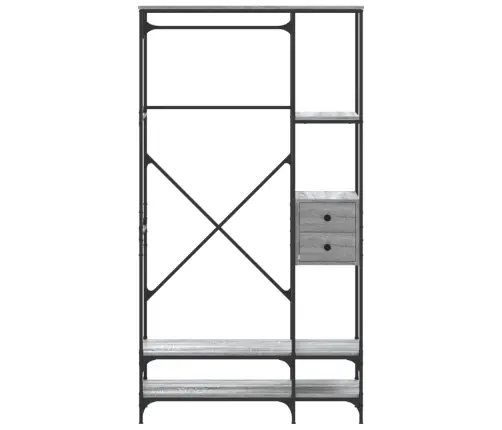 Riiulitega Riidestange, Hall Sonoma Tamm, Tehispuit