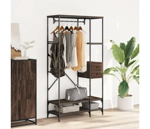 Riiulitega Riidestange, Pruun Tamm, Tehispuit