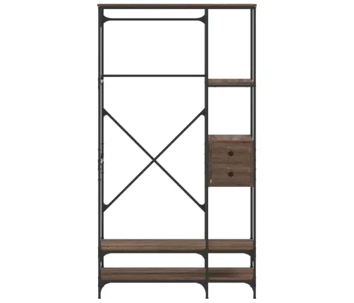 Riiulitega Riidestange, Pruun Tamm, Tehispuit