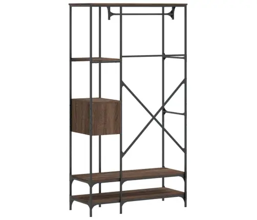 Riiulitega Riidestange, Pruun Tamm, Tehispuit