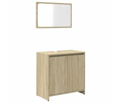 2-Daļīgs Vannasistabas Mēbeļu Komplekts, Inženierijas Koks Vidaxl 2-Daļīgs Vannasistabas Mēbeļu Komplekts, Inženierijas Koks Vidaxl