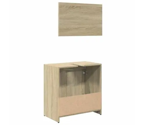 2-Daļīgs Vannasistabas Mēbeļu Komplekts, Inženierijas Koks Vidaxl 2-Daļīgs Vannasistabas Mēbeļu Komplekts, Inženierijas Koks Vidaxl