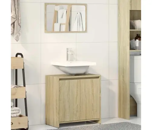 2-Daļīgs Vannasistabas Mēbeļu Komplekts, Inženierijas Koks Vidaxl 2-Daļīgs Vannasistabas Mēbeļu Komplekts, Inženierijas Koks Vidaxl