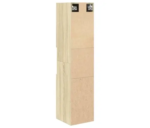 Vannasistabas Skapītis, Ozolkoka Krāsa, 30X30X130 Cm Vidaxl