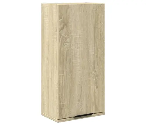 Vannasistabas Sienas Skapītis, Ozolkoka Krāsa, 32X20X67 Cm Vidaxl