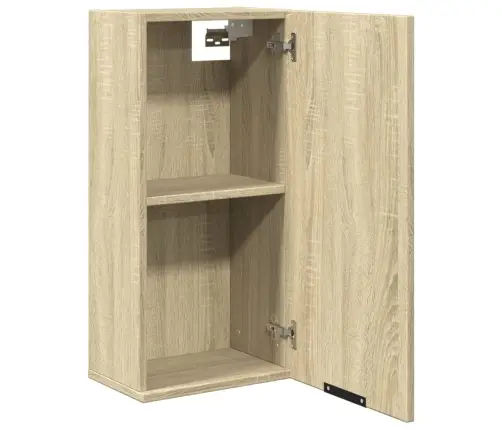 Vannasistabas Sienas Skapītis, Ozolkoka Krāsa, 32X20X67 Cm Vidaxl