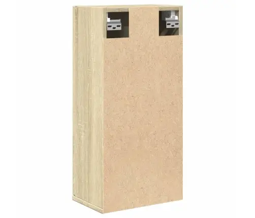 Vannasistabas Sienas Skapītis, Ozolkoka Krāsa, 32X20X67 Cm Vidaxl