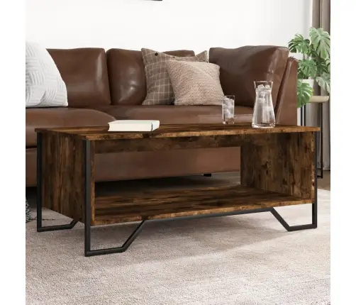 Kafijas Galdiņš, Koka Krāsa, 100X51X40 Cm, Inženierijas Koks Vidaxl