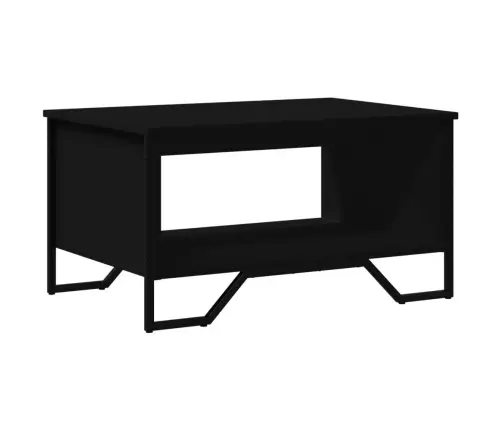 Kohvilaud, Must, 75X51X40 cm Tehispuit