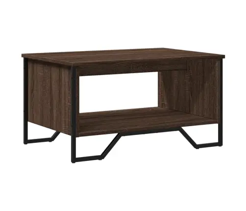 Kafijas Galdiņš, Brūna Ozolkoka, 75X51X40 Cm, Inženierijas Koks Vidaxl