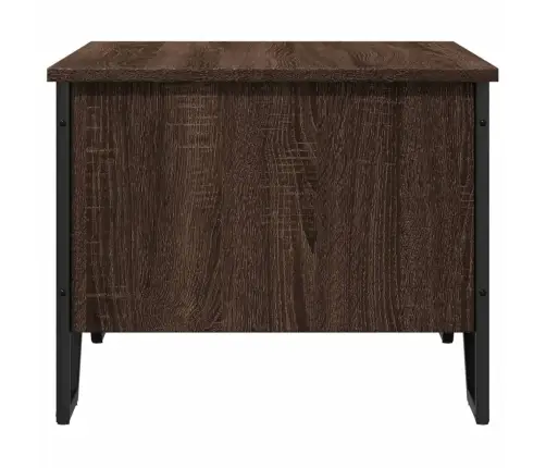 Kafijas Galdiņš, Brūna Ozolkoka, 75X51X40 Cm, Inženierijas Koks Vidaxl