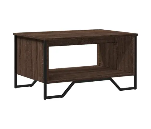 Kafijas Galdiņš, Brūna Ozolkoka, 75X51X40 Cm, Inženierijas Koks Vidaxl