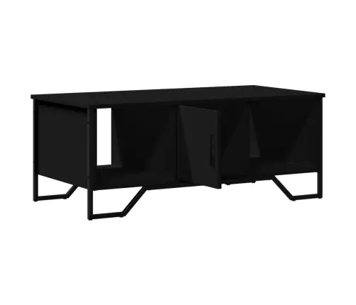 Kafijas Galdiņš, Melns, 100X51X40 Cm, Inženierijas Koks Vidaxl