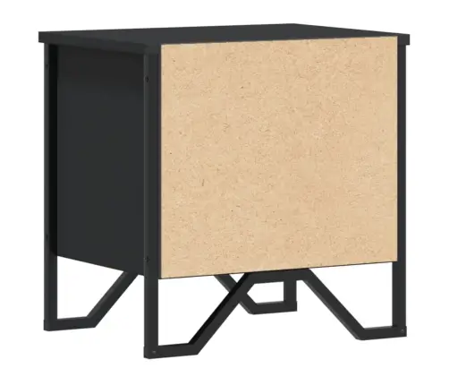 Öökapp 2 Tk, Must, 40 X 30 X 40 cm Tehispuit