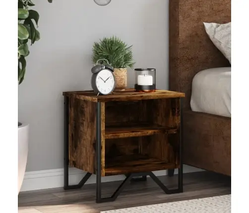 Naktsskapītis, Ozolkoka, 2 Gab., 40X30X40 Cm, Inženierijas Koks Vidaxl