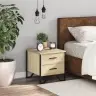 Naktsskapītis, Ozola Krāsa, 40X41X40 Cm, Inženierijas Koks Vidaxl