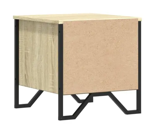 Naktsskapīši, 2 Gab., Ozolkoka, 40X41X40 Cm, Inženierijas Koks Vidaxl