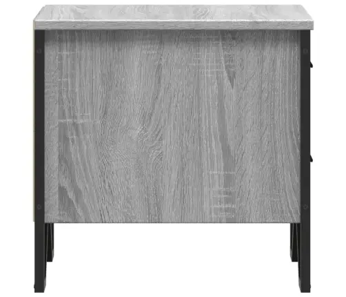 Naktsskapīši, 2 Gab., Pelēcīgi, 40X41X40 Cm, Inženierijas Koks Vidaxl