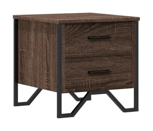 Naktsskapītis, Ozolkoka Krāsa, 40X41X40 Cm, Inženierijas Koks Vidaxl