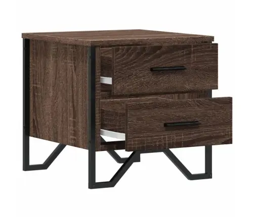 Naktsskapītis, Ozolkoka Krāsa, 40X41X40 Cm, Inženierijas Koks Vidaxl